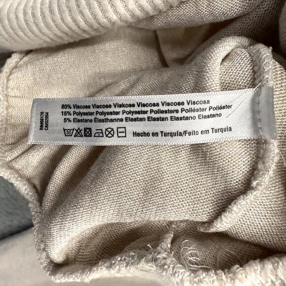 Saturday Sunday Small Pink Casual Sweater Front Tie Boxy Comfort Soft Oversized - Picture 6 of 8